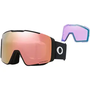 Comparateur de prix : Oakley - Line Miner Pro M S3 VLT 14% + S2 VLT 38% - Masque de ski rose