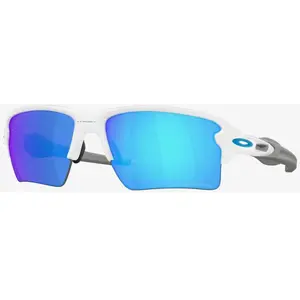 Comparateur de prix : Lunettes Oakley Flak 2.0 XXL Polished White avec verres Prizm Sapphire