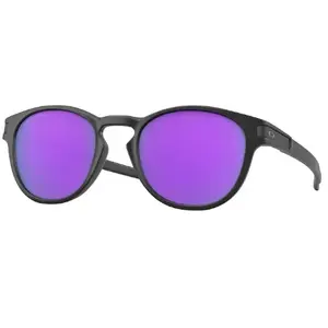 Comparateur de prix : Oakley - Lunettes de soleil - Latch Matte Black Prizm Violet  - Noir