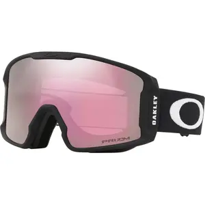 Masque Oakley Line Miner XM Matte Black avec verre Prizm Snow Hi Pink Iridium pas cher