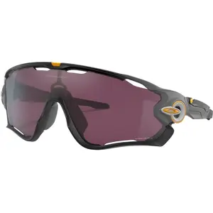 Oakley Jawbreaker Goggles Matte Black Dark Grey Prizm Road Black Lense... pas cher