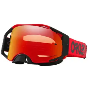 Masque oakley airbrake mx moto red prizm mx torch iridium ref oo7046 d6 pas cher