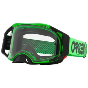 Comparateur de prix : Oakley Airbrake MX Moto, lunettes de protection , couleur: Vert/Noir Net