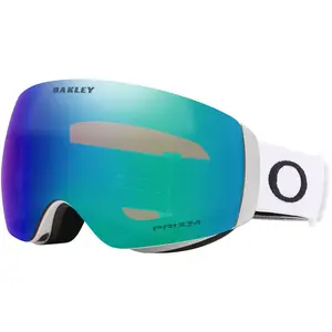 Oakley Flight Deck M - Masque ski Matte White Prizm Argon Iridium Cat 3 pas cher