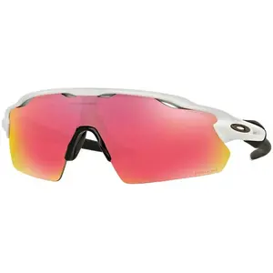 Lunettes Oakley Radar EV Pitch Polished White verres Prizm Baseball pas cher