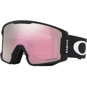 Oakley Line Miner - Masque ski Matte Black Prizm Snow Hi Pink Iridium Cat 1 pas cher