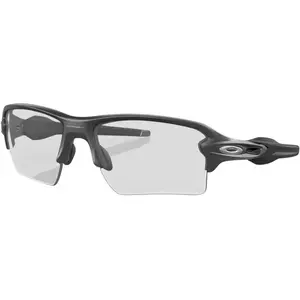 Lunettes Oakley Flak 2.0 XL Steel verres Clear to Black photochromiques pas cher