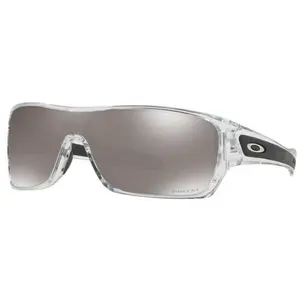 Lunettes Oakley Turbine Rotor Polished Clear verres Prizm Black Polarized pas cher