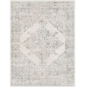 Livabliss Tapis Vintage Oriental Blanc/Gris 200x275 pas cher