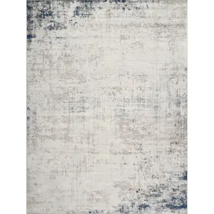 Surya - Tapis Abstrait Moderne Ivoire/Gris/Bleu 160x215 cm