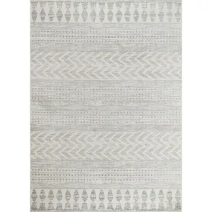 SURYA LIVABLISS Tapis de Salon à Poils Courts Doux Scandinave Bohème LOUNA 160x215cm Gris pas cher