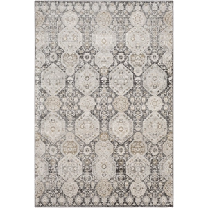 Surya Tapis Vintage Oriental Noir/Beige 160x220 pas cher