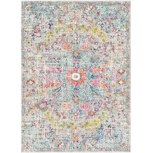 Surya - Tapis Vintage Oriental Multicolore/Gris 160x220 cm pas cher