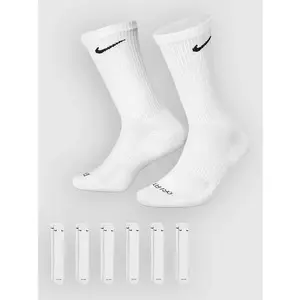 Nike Chaussettes X6 Crew Blanc/noir pas cher