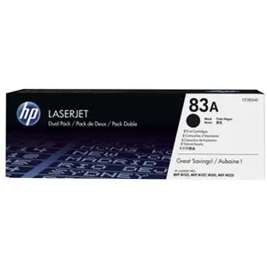 Comparateur de prix : Hewlett Packard HP 83A - 1500 pages - Noir - 2 pièce(s) (CF283AD)