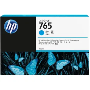 HP 765 - 400 ml - cyan - original - cartouche d'encre - pour DesignJet T7200 Production Printer