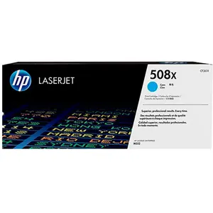 Comparateur de prix : Hewlett Packard HP 508X - 9500 pages - Cyan - 1 pièce(s) (CF361X)