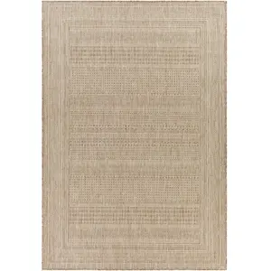 SURYA Tapis d'Extérieur/Intérieur Aspect Jute Beige/Ivoire 160x213 cmVendu parcdiscount