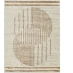 Tapis Scandinave Moderne Beige/Brun 160x215 cm - Surya pas cher
