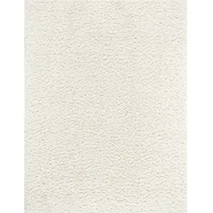 Livabliss Tapis Shaggy Uni Crème 160x213 pas cher