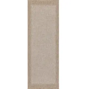 Surya Tapis d'Extérieur/Intérieur Aspect Jute Beige 80x220