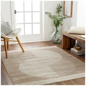Tapis Scandinave Moderne Brun/Beige 120x170 cm - Surya pas cher