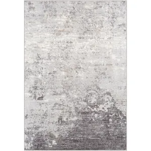 Tapis Abstrait Moderne Gris/Blanc 120x170 cm - Surya pas cher