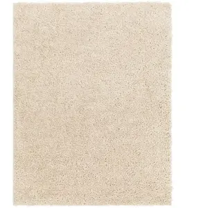 Livabliss Tapis Shaggy Uni Beige 120x180 pas cher