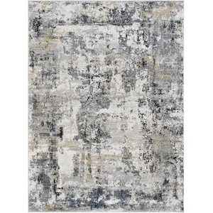 Surya - Tapis Abstrait Moderne Multicolore/Gris 160x220 cm pas cher
