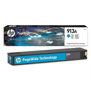 Comparateur de prix : HP 913A cartouche dencre cyan authentique pour HP PageWide 377/452/477 F6T77AE