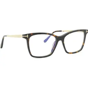 TOM FORD Femme TOM FORD FT6194-B 52 Montures optiques Acétate La Havan... pas cher