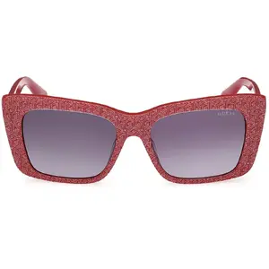 Lunettes de soleil femme en acétate de forme rectangulaire GU7890 Guess pas cher