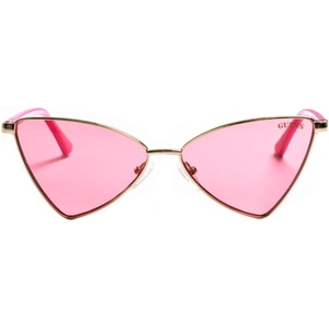 Guess Lunettes de soleil triangulaires pour femmes GU8286 TU rose pas cher