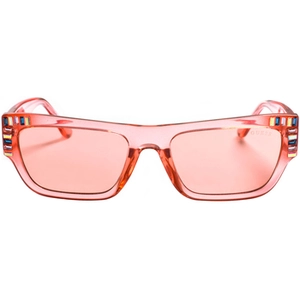 Lunettes de soleil femme en acétate de forme rectangulaire GU7902 Guess-rose pas cher