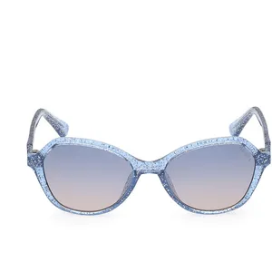 Guess GU9239 Lunettes de Soleil, Bleu/Autre, 48/15/130 Femme pas cher