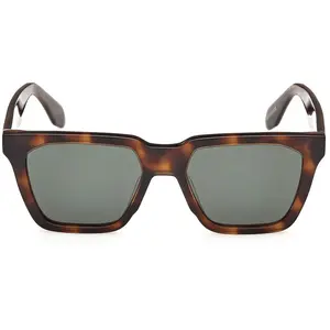 Lunettes Adidas OR0110 marron miel verres à effet miroir vert pas cher