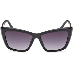 Comparateur de prix : Lunettes de soleil Guess GU00098 Lunettes de soleil, Noir/Fumée, 55 mm