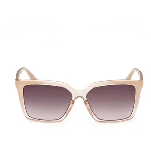 Lunettes Guess GU00099 ivoire brillant verre marron femme pas cher