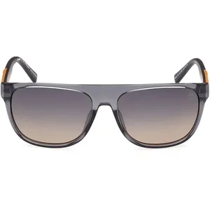 Lunettes Timberland TB00004 gris brillant orange verres polarisés fumés pas cher