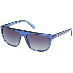 Lunettes Guess GU00122 bleu brillant verre bleu pas cher