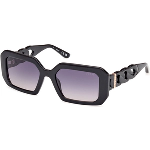 Comparateur de prix : Lunettes de soleil Guess  GU00110 Lunettes de soleil, Noir/Fumée, 54 mm