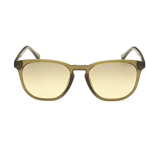 Lunettes Guess GU00061 vert olive brillant verre marron pas cher