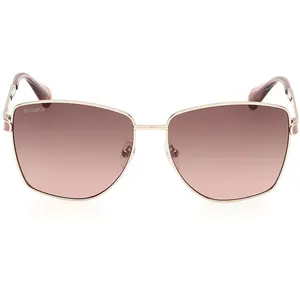 Max&co Lunettes de Soleil Max &Co MO0104 32F shiny pale gold 57/15/140 Femme pas cher