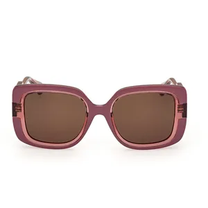 Max&co Lunettes de Soleil Max &Co MO0096 74E shiny dark pink 52/20/140 Femme pas cher