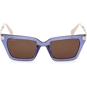 Max&co Lunettes de Soleil Max &Co MO0110 90E shiny blue 50/20/140 Femme pas cher