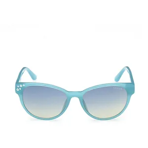 Lunettes de Soleil Guess GU00128 87W shiny turquoise 49/15/135 Enfant pas cher