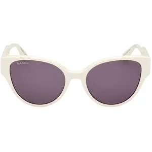Max&co Lunettes de Soleil Max &Co MO0095 21A shiny white 54/18/140 Femme pas cher