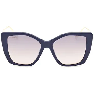 Max&co Lunettes de Soleil Max &Co MO0065 90F shiny blue 54/16/140 Femme pas cher