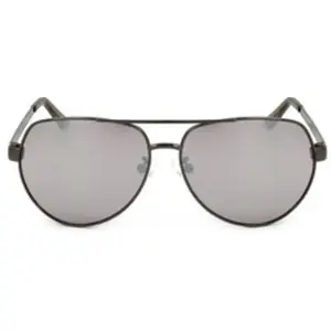 Lunettes de soleil pour homme Guess GF0215 - Gris - Monture en métal