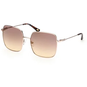 Lunettes de soleil - SKECHERS - SE6097 - Forme carrée - Couleur or - Verres bruns miroir pas cher
